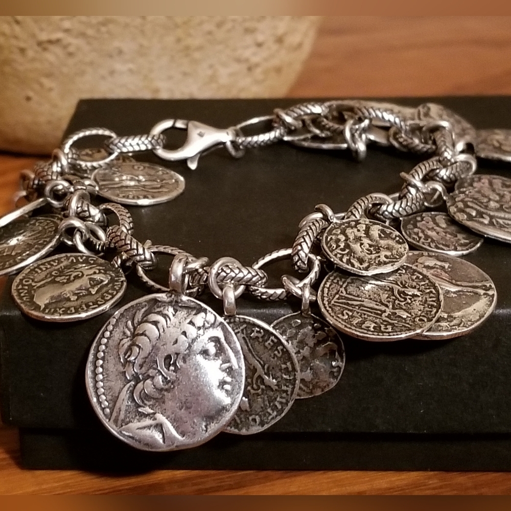 Silpada Sterling Silver Coin Bracelet